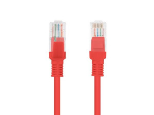 Kabel sieciowy RJ45 Lanberg 10.0m czerwony