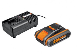 Akumulator 20 v/ 2,0 ah z ładowarką Worx WA3601