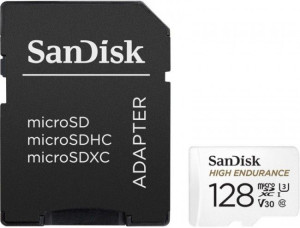 SanDisk High Endurance microSDXC 128GB V30 Adapter