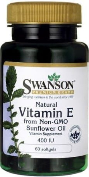 Witamina E D-alfa-tokoferyl z wolnego od GMO oleju z pestek dyni Natural Vi