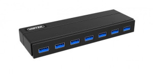Unitek 7-portów USB czarny