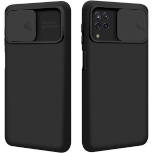 Etui SAMSUNG GALAXY A22 5G Silikonowe z Osłoną na Aparat Nexeri Silicone Le