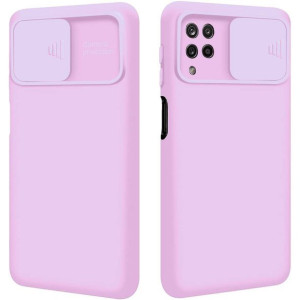 Etui SAMSUNG GALAXY A22 5G Silikonowe z Osłoną na Aparat Nexeri Silicone Le