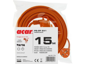 Przedłużacz ogrodowy Acar PS-2P 2x1 150m