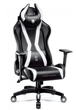 Fotel gamingowy Diablo X-Horn XL Czarno-Biały