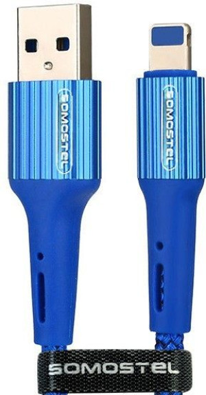 Kabel Somostel Lightning 1.0m niebieski