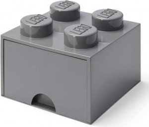 Pojemnik na klocki Lego Brick Drawer 4 szary