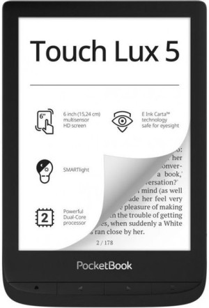 Czytnik PocketBook Touch Lux 5 Czarny