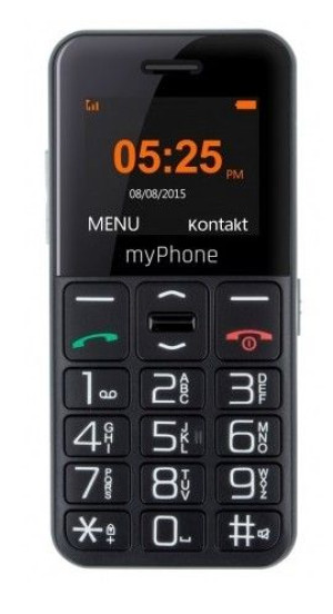 Telefon myPhone Halo Easy Radio SOS czarny