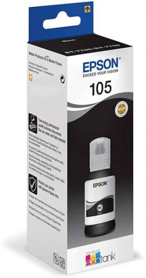 Tusz Epson 105 Ecotank - Czarny L7160 L7180