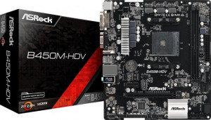 Płyta główna ASRock B450M-HDV R4.0 AM4 AMD DDR4