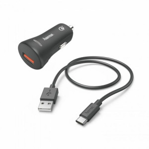 Hama Car Charger Qualcomm 30 czarna