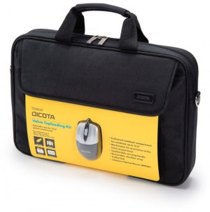 Torba Dicota Value Toploading Kit 15.6" + my