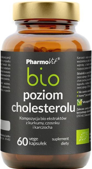 Kapsułki Na Prawidłowy Poziom Cholesterolu Bio 60 Szt. (33 G) - Pharmovit