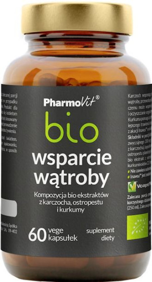Kapsułki Na Wsparcie Wątroby Bio 60 Szt. (33 G) - Pharmovit