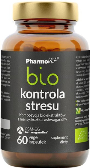 Kapsułki Na Kontrolę Stresu Bio 60 Szt. (33 G) - Pharmovit