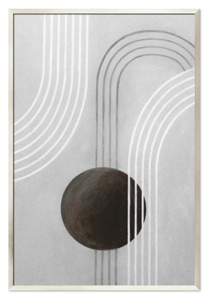 Obraz ręcznie malowany na płótnie 63x93cm Czarna perła