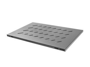 Lanberg Półka do szaf 19'' 1000mm 1U czarna