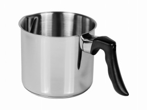 Stalowy Garnek Kubek Do Gotowania Mleka 1,3l