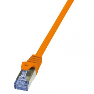 Kabel RJ45 cat 6a LogiLink 2.0m pomarańczowy