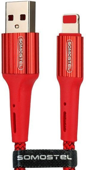 Kabel Somostel Lightning 1.0m czerwony
