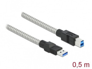 Kabel przewód Delock USB-B 0.5m 50cm metalowy