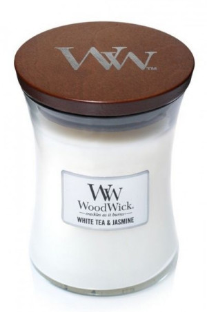 Świeca WoodWick White Tea & Jasmine średnia
