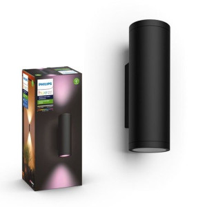 Philips Hue Appear kinkiet ogrodowy czarny 2x