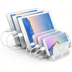 Stacja ładująca Unitek 10x USB 2.4A biały