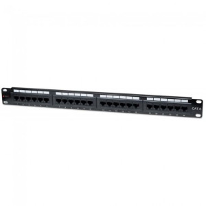 Techly 022892 Patch panel UTP Cat5e 1U 24-portowy,