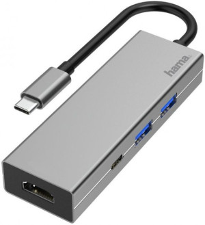 Stacja dokująca Hub Multiport USB-C HDMI Hama