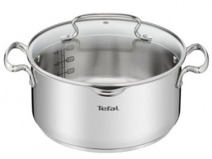 Tefal Duetto garnek 24cm szklana pokrywka 5L