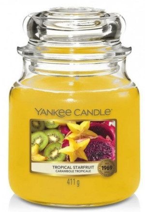 Świeca Yankee Candle Tropical Starfruit średnia