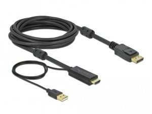 Kabel przewód Delock DisplayPort 5,0m 4K
