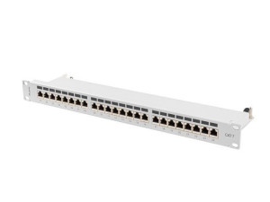 Patch Panel 24 Port 1U 19 cali Lanberg PPS7-1024-S