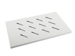Lanberg Półka do szaf 19'' 450mm 1U szara