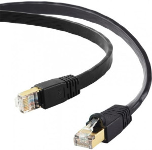 Edimax patchcord U-FTP CAT8 40Gbe AWG26 1.0m czarn