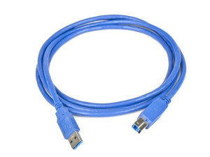 Kabel przewód USB-B 3.0m niebieski Gembird