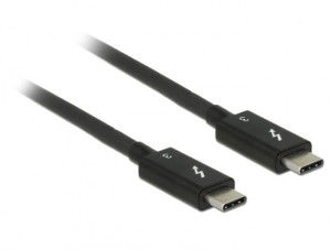 Delock Thunderbolt 3 0.5m czarny