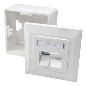 Gniazdko sieciowe LAN 2xRJ-45 LogiLink NP0006