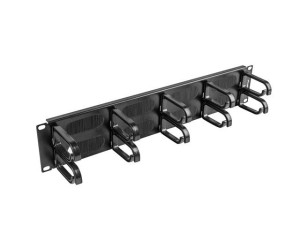 Lanberg Organizer Kabli 19'' 2U typ B czarny