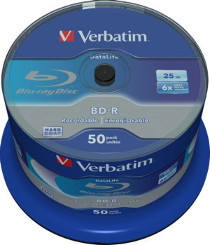 Płyty BD-R Verbatim 25GB Cake - 50szt.