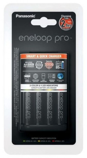 Ładowarka Panasonic Eneloop BQ-CC55 4 akumulatory
