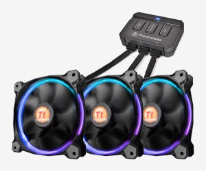 Thermaltake Riing 12 LED RGB 256 3-pak + kontroler