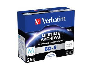 Płyty BD-R Verbatim M-DISC Printable 25GB - 5 szt.