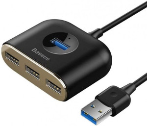 HUB Adapter rozdzielacz USB 3.0 x4 Baseus czarny