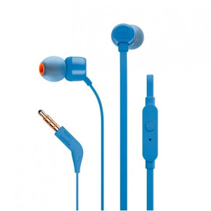 Słuchawki dokanałowe JBL T110 Niebieskie