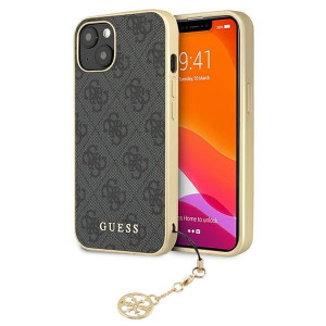 Etui Guess GUHCP13SGF4GGR Apple iPhone 13 mini szary/grey hardcase 4G Charm