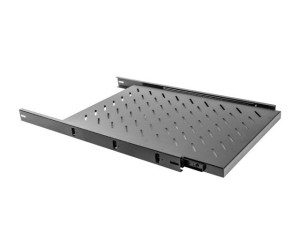 Lanberg Wysuwana półka do szaf 19'' 1000mm 1U czar