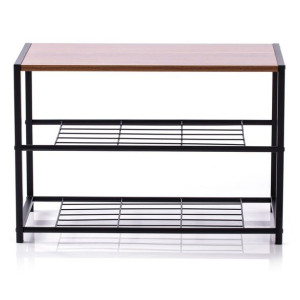HOMEDE Szafka na buty MIKKE 63X30X43 orzech
